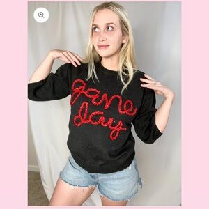 GA bulldogs light sweater